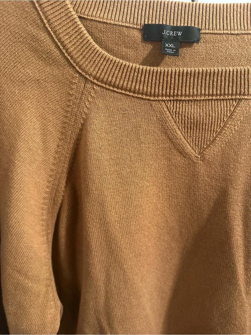 J. Crew Women's Crewneck Sweater in Camel